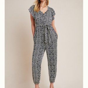 Anthropologie NWT Zadie Satin Jumpsuit